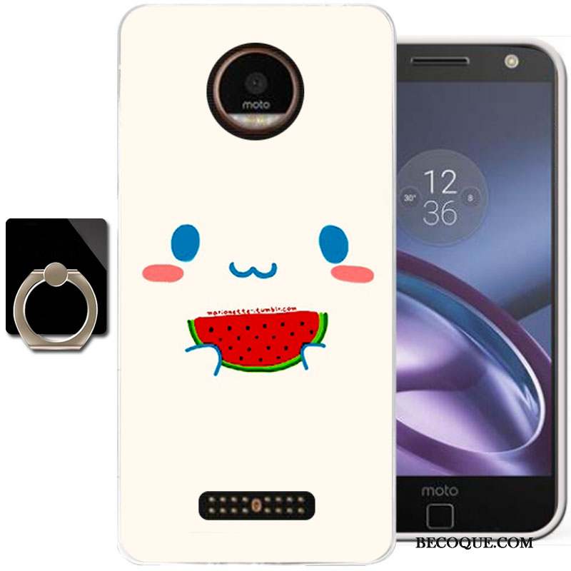 Moto Z Coque Dessin Animé Téléphone Portable Silicone Protection Tout Compris Étui