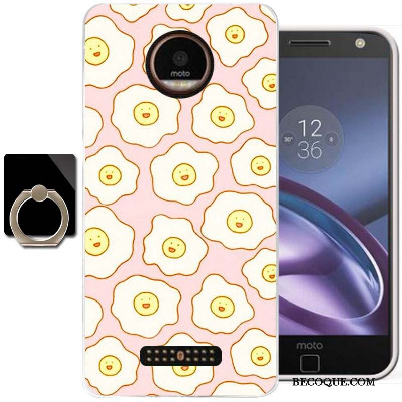 Moto Z Coque Dessin Animé Téléphone Portable Silicone Protection Tout Compris Étui