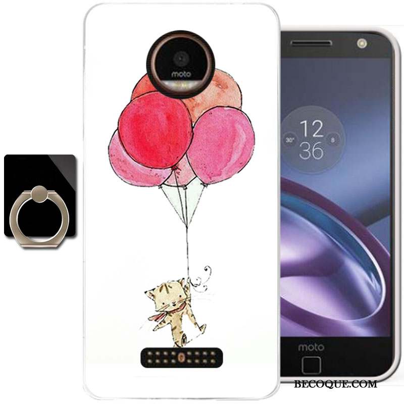 Moto Z Coque Dessin Animé Téléphone Portable Silicone Protection Tout Compris Étui