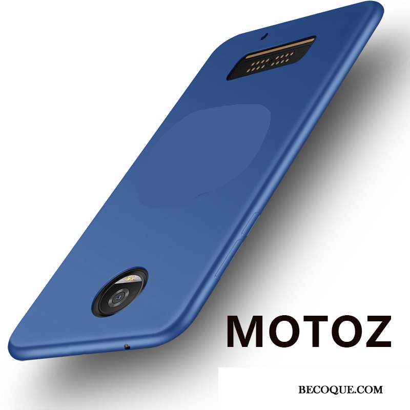 Moto Z Fluide Doux Étui Tout Compris Or Rose Coque De Téléphone Incassable