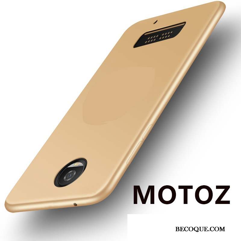 Moto Z Fluide Doux Étui Tout Compris Or Rose Coque De Téléphone Incassable