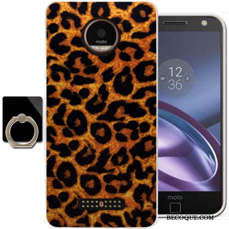 Moto Z Peinture Coque Fluide Doux Incassable Personnalité De Téléphone