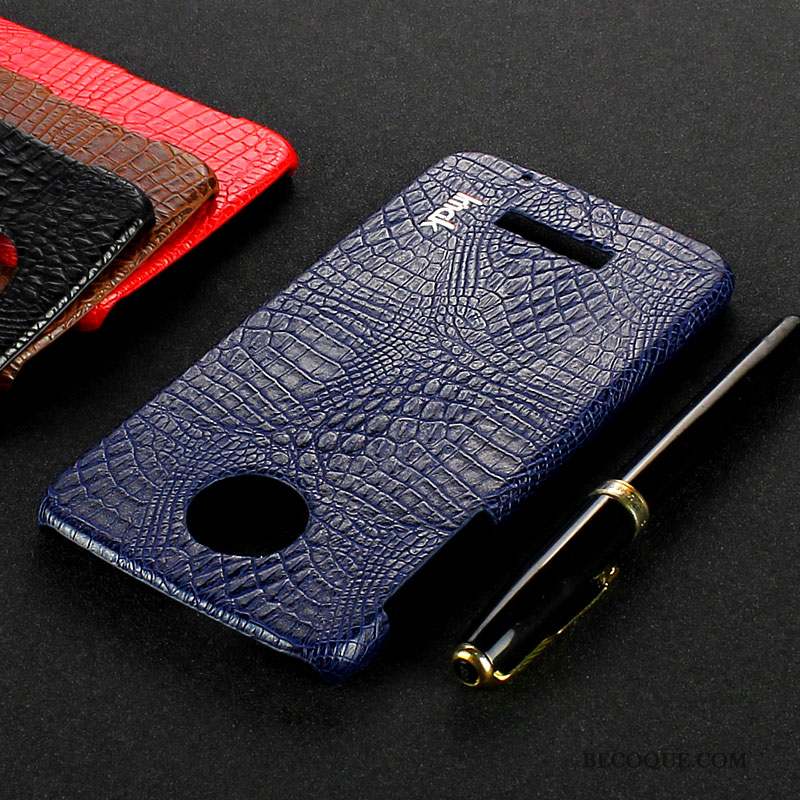 Moto Z Play Coque Couvercle Arrière Téléphone Portable Protection Étui Rouge