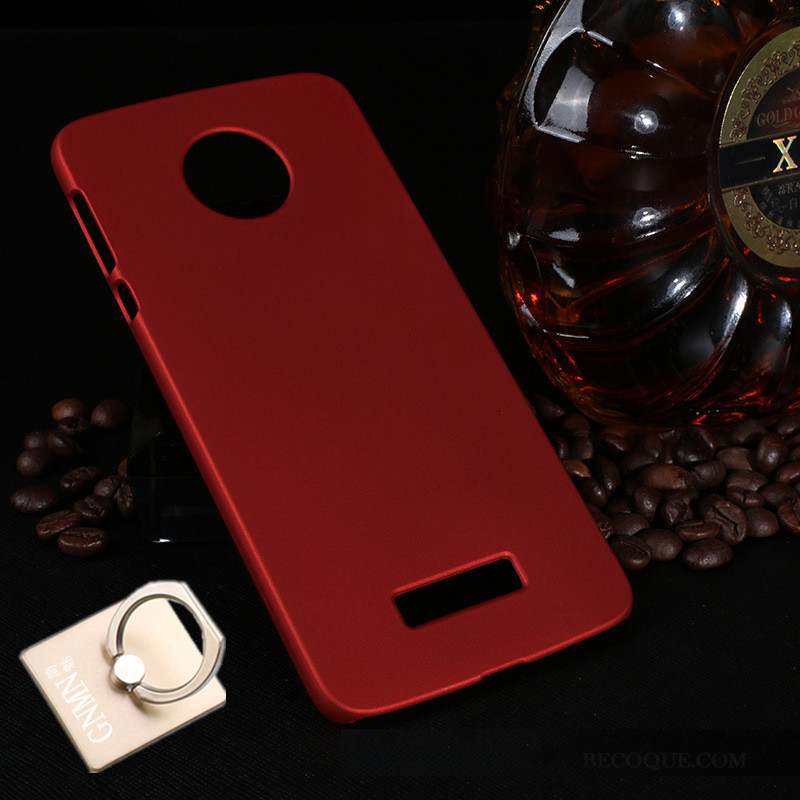 Moto Z Play Difficile Coque De Téléphone Étui Protection Rouge