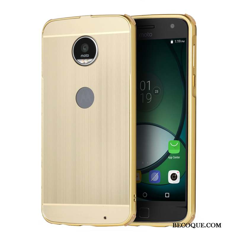 Moto Z Play Protection Border Téléphone Portable Coque Étui Métal