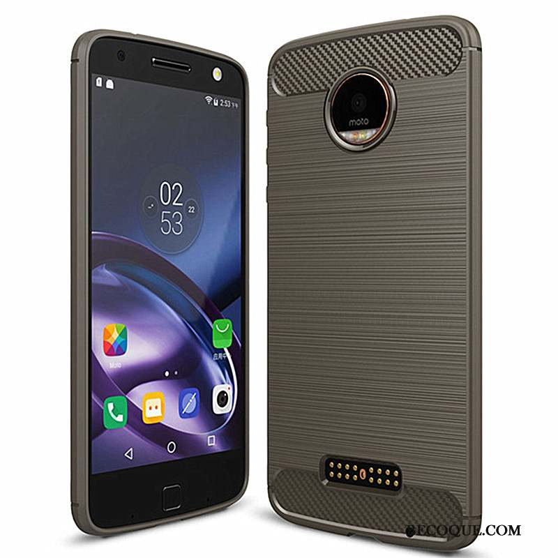 Moto Z Play Protection Coque Bleu Étui De Téléphone Tout Compris