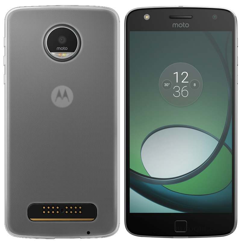 Moto Z Play Étui Téléphone Portable Protection Bleu Coque De Téléphone