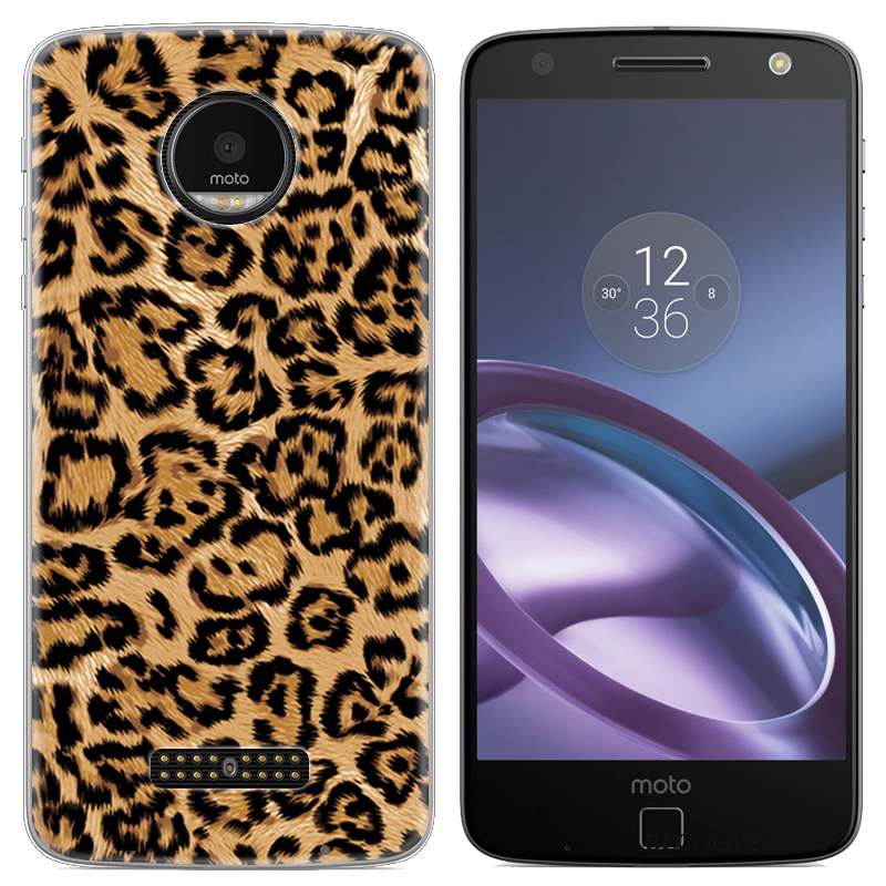 Moto Z Téléphone Portable Dessin Animé Coque De Téléphone Créatif Étui Vert