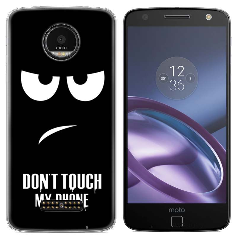 Moto Z Téléphone Portable Dessin Animé Coque De Téléphone Créatif Étui Vert