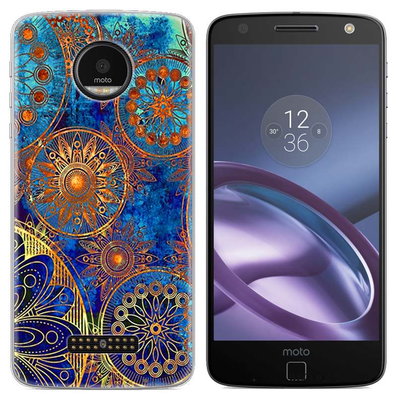 Moto Z Téléphone Portable Dessin Animé Coque De Téléphone Créatif Étui Vert