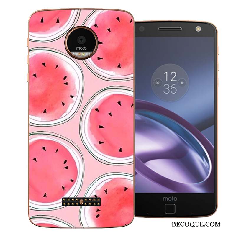 Moto Z Étui Rouge Coque De Téléphone Nouveau Dessin Animé Incassable