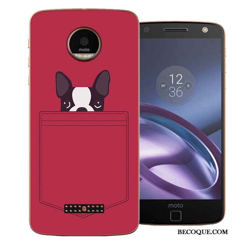 Moto Z Étui Rouge Coque De Téléphone Nouveau Dessin Animé Incassable