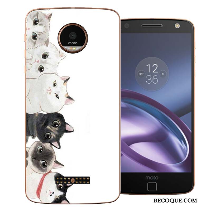 Moto Z Étui Rouge Coque De Téléphone Nouveau Dessin Animé Incassable