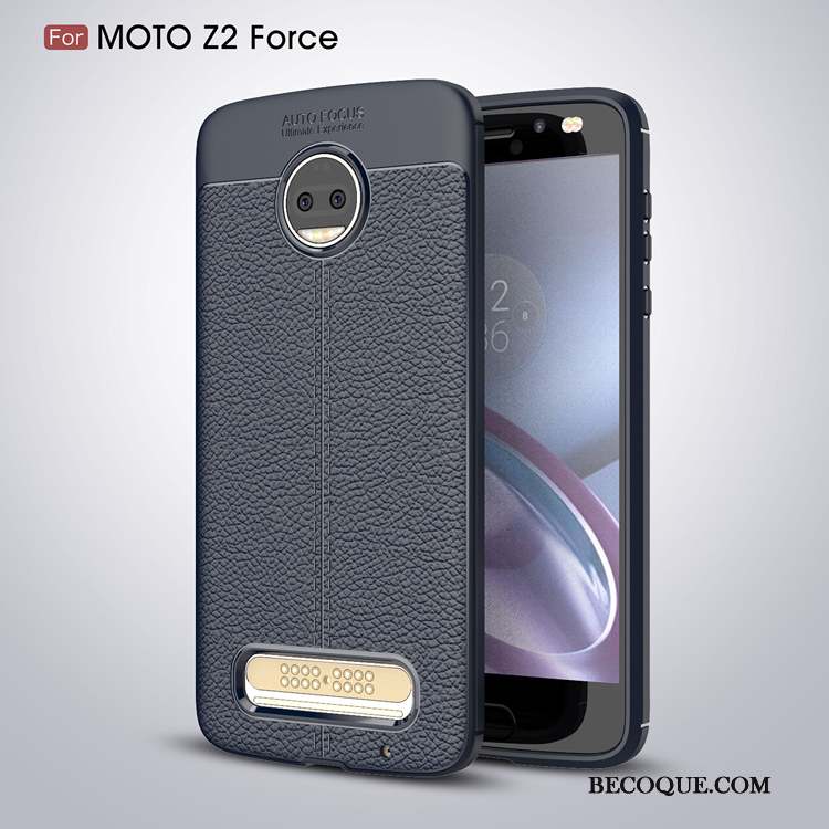 Moto Z2 Force Edition Coque De Téléphone Fluide Doux Incassable Silicone Étui Tout Compris
