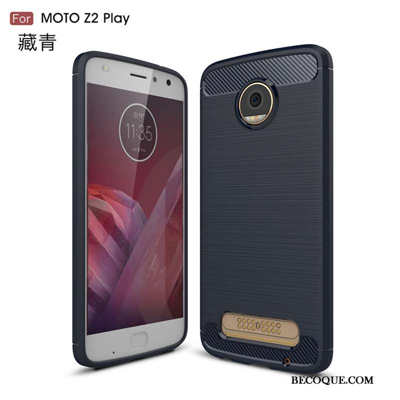 Moto Z2 Play Coque De Téléphone Rouge Protection Tout Compris Incassable Étui