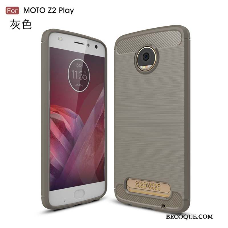 Moto Z2 Play Coque De Téléphone Rouge Protection Tout Compris Incassable Étui