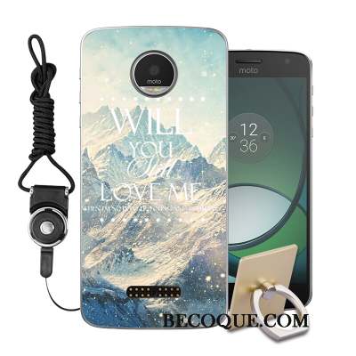 Moto Z2 Play Protection Bleu Étui Coque De Téléphone