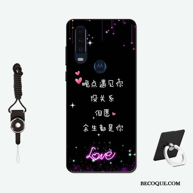 Motorola One Action Tout Compris Antidérapant Fluide Doux Tempérer Membrane Coque De Téléphone