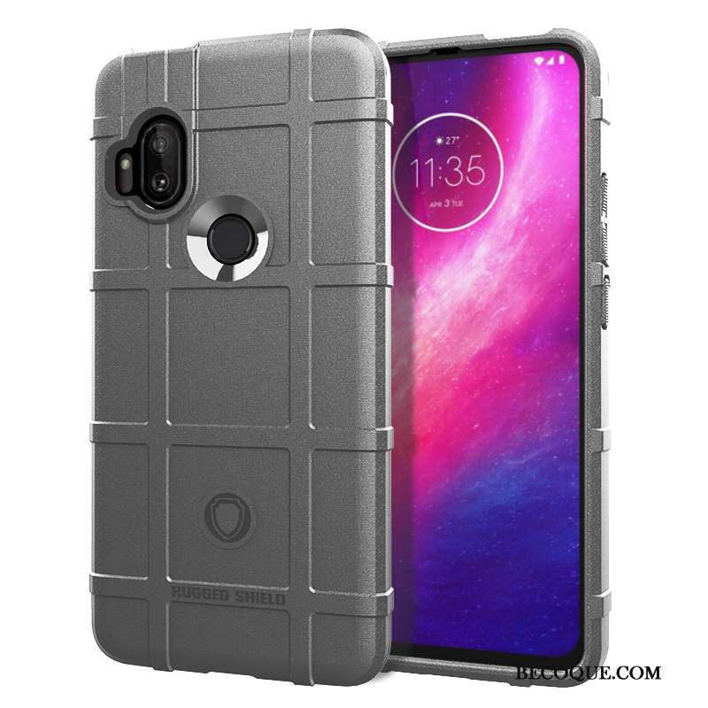 Motorola One Hyper Bordure Simple Coque De Téléphone Protection Étui Incassable