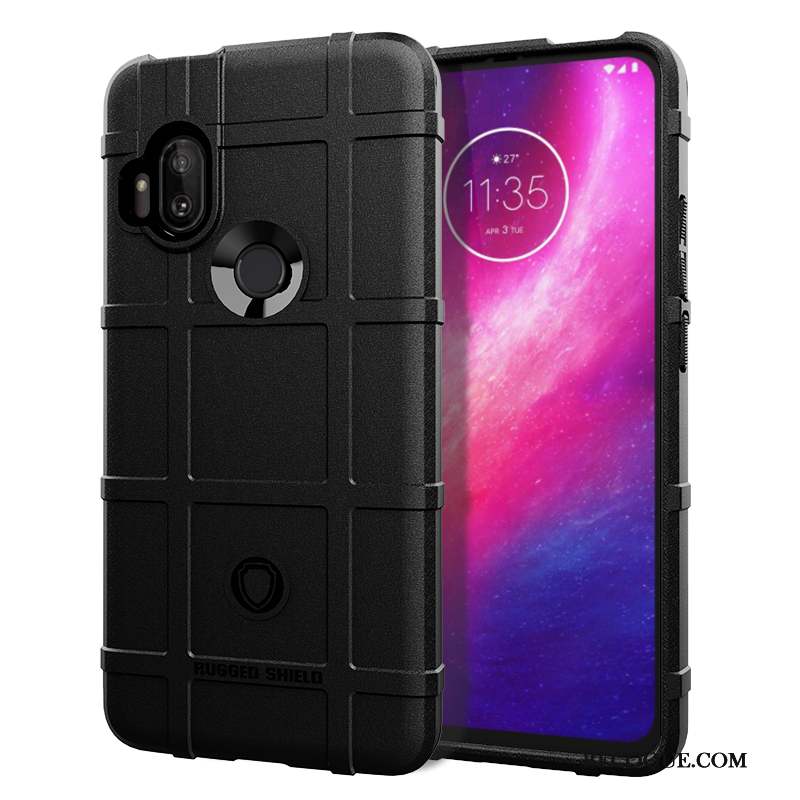 Motorola One Hyper Bordure Simple Coque De Téléphone Protection Étui Incassable