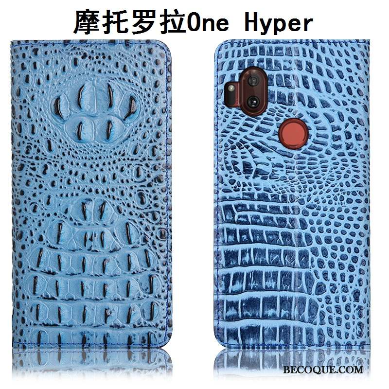 Motorola One Hyper Tout Compris Coque De Téléphone Étui Protection Housse Cuir Véritable