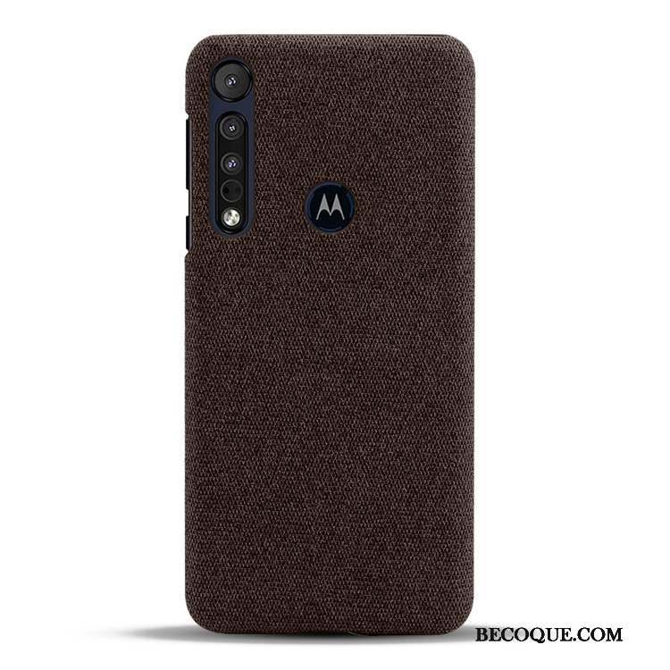 Motorola One Macro Coque De Téléphone Protection Étui Légères Bleu