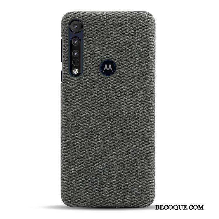 Motorola One Macro Coque De Téléphone Protection Étui Légères Bleu