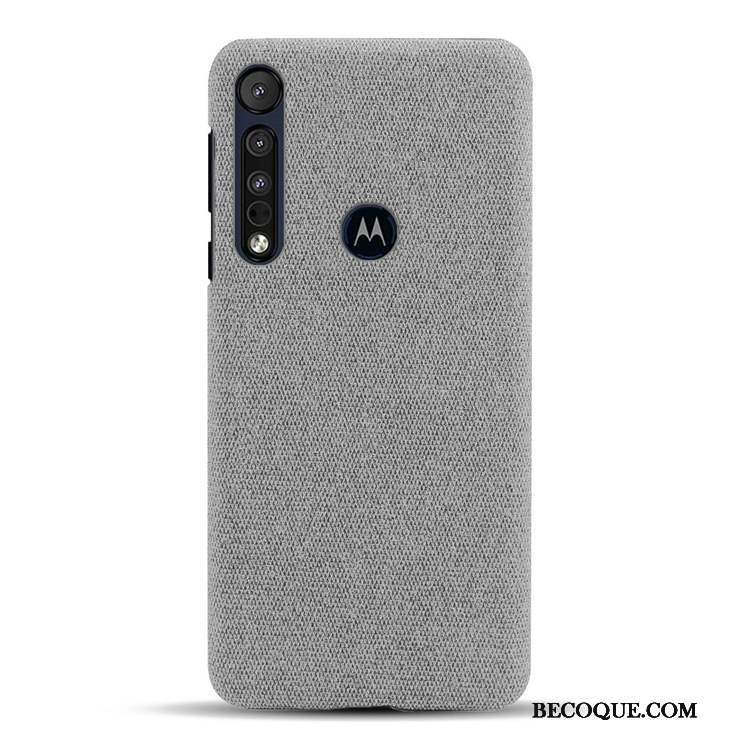 Motorola One Macro Coque De Téléphone Protection Étui Légères Bleu