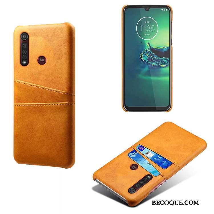 Motorola One Macro Sac Coque De Téléphone Incassable Petit Modèle Fleurie Jaune