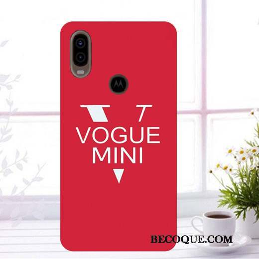 Motorola One Vision Coque De Téléphone Bleu Marin Peinture Étui Téléphone Portable