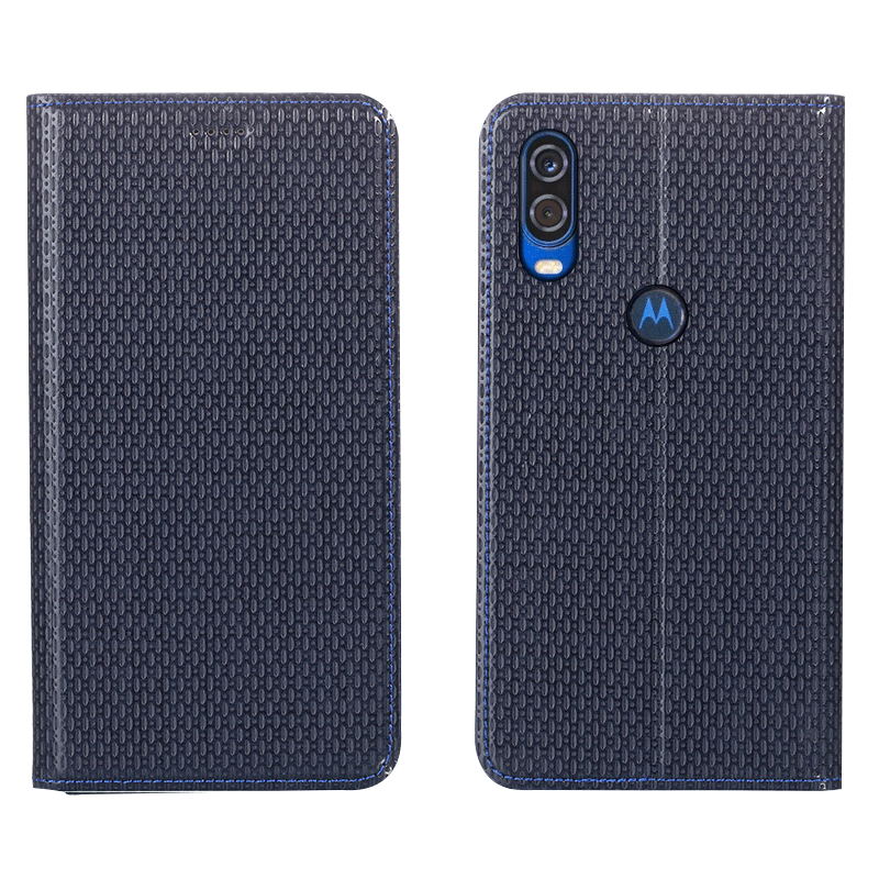 Motorola One Vision Cuir Véritable Protection Coque De Téléphone Étui Housse Tout Compris