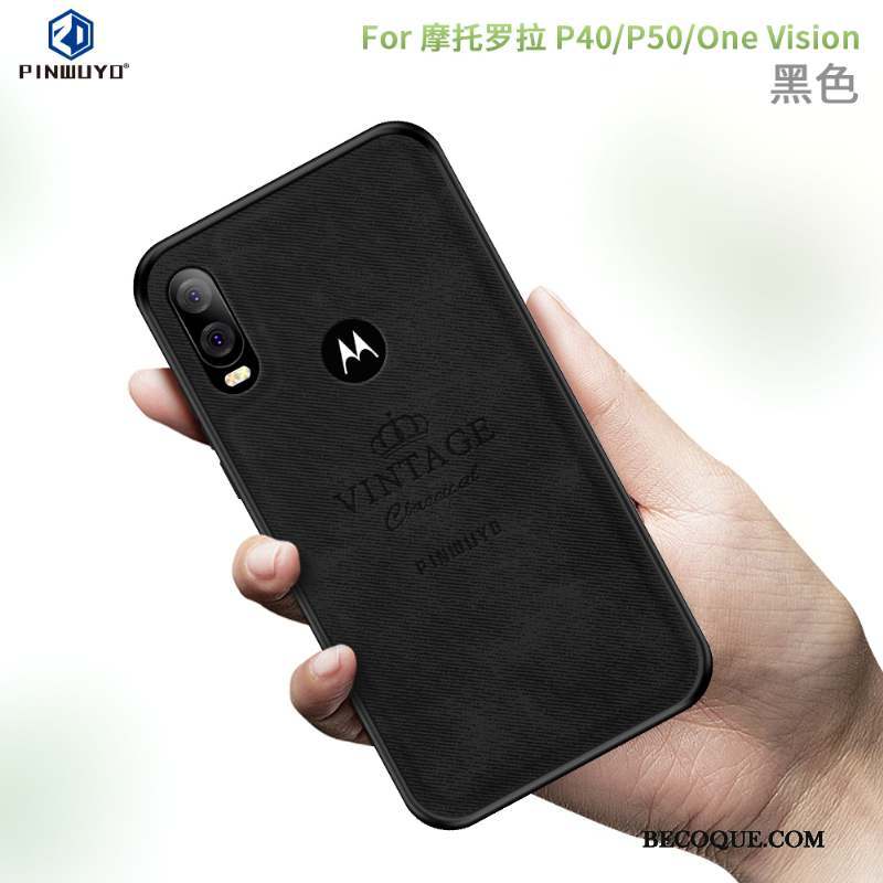 Motorola One Vision Protection Étui Bordure Téléphone Portable Coque De Téléphone