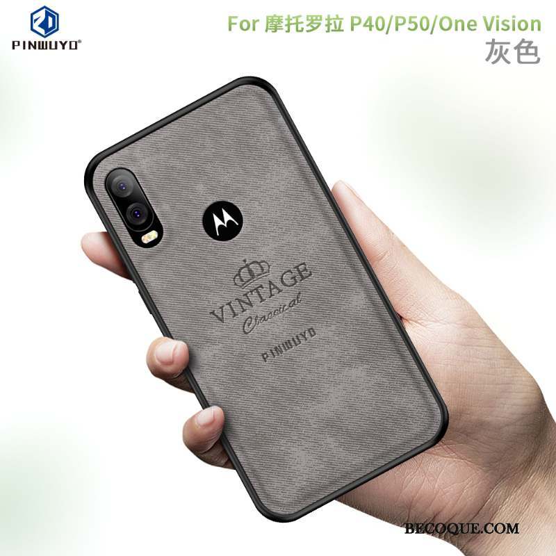 Motorola One Vision Protection Étui Bordure Téléphone Portable Coque De Téléphone