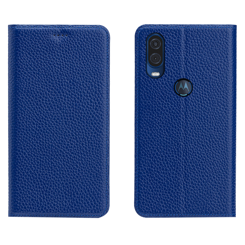 Motorola One Vision Tout Compris Coque De Téléphone Housse Litchi Étui Modèle Fleurie