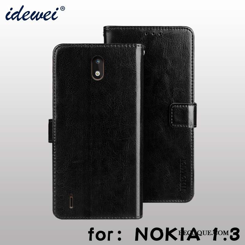 Nokia 1.3 Portefeuille Étui En Cuir Carte Coque Housse Téléphone Portable