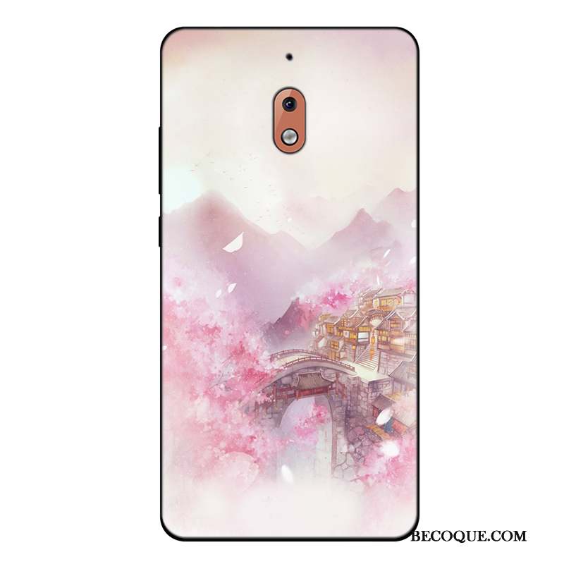 Nokia 2.1 Coque Étui Simple Art Tout Compris Fluide Doux