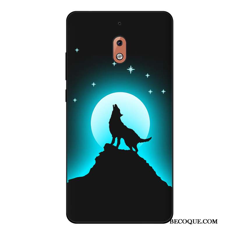 Nokia 2.1 Coque Étui Simple Art Tout Compris Fluide Doux