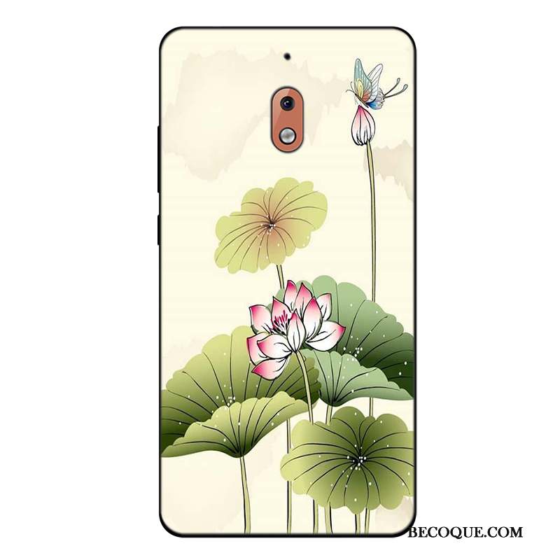 Nokia 2.1 Coque Étui Simple Art Tout Compris Fluide Doux