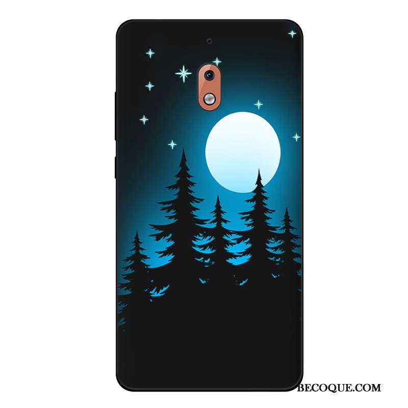 Nokia 2.1 Coque Étui Simple Art Tout Compris Fluide Doux