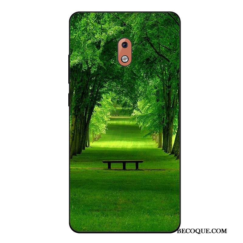 Nokia 2.1 Coque Étui Simple Art Tout Compris Fluide Doux