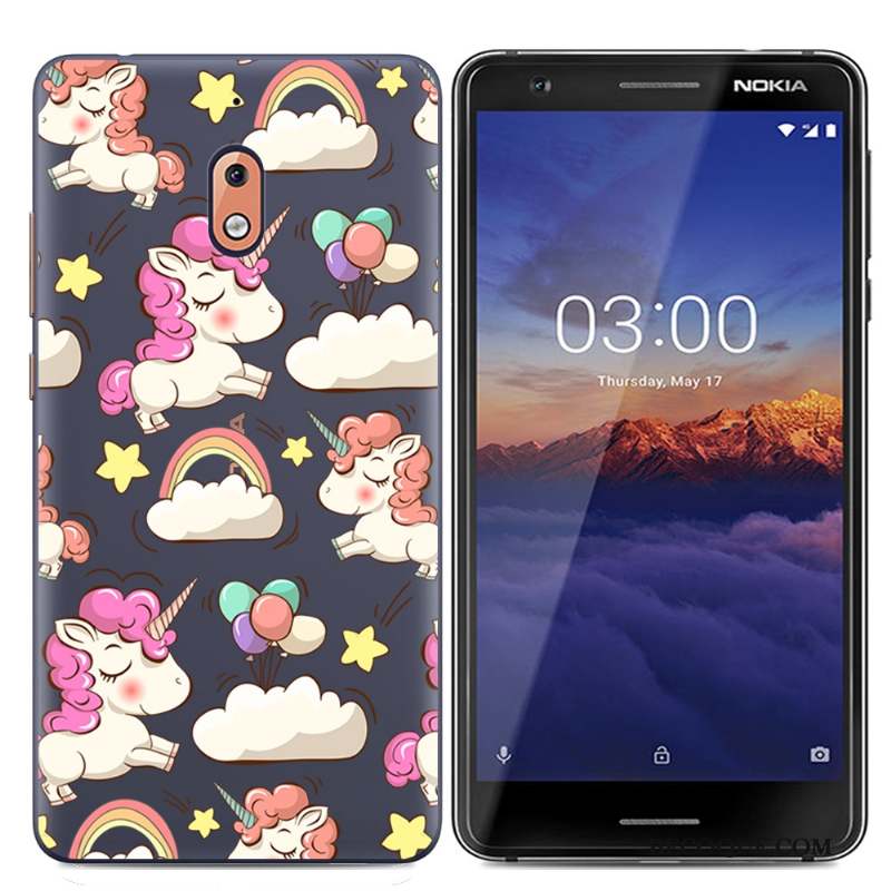 Nokia 2.1 Créatif Tendance Fluide Doux Coque De Téléphone Téléphone Portable Simple