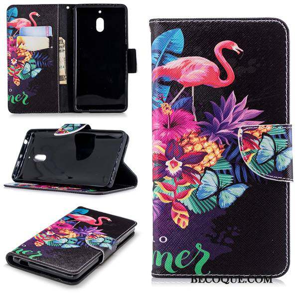 Nokia 2.1 Peinture Protection Coque De Téléphone Étui Étui En Cuir Portefeuille