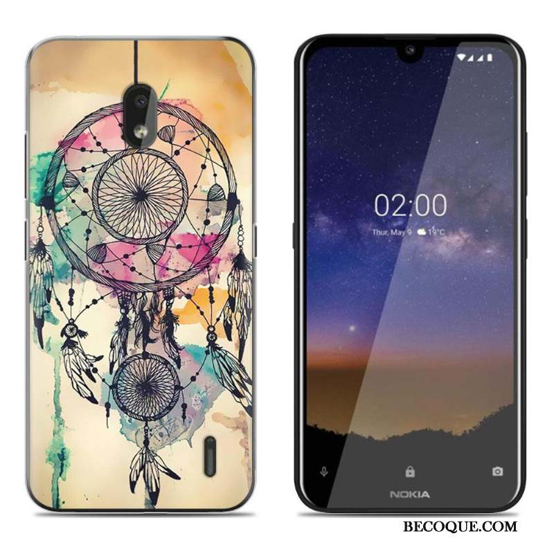 Nokia 2.2 Incassable Protection Téléphone Portable Coque Dessin Animé Transparent