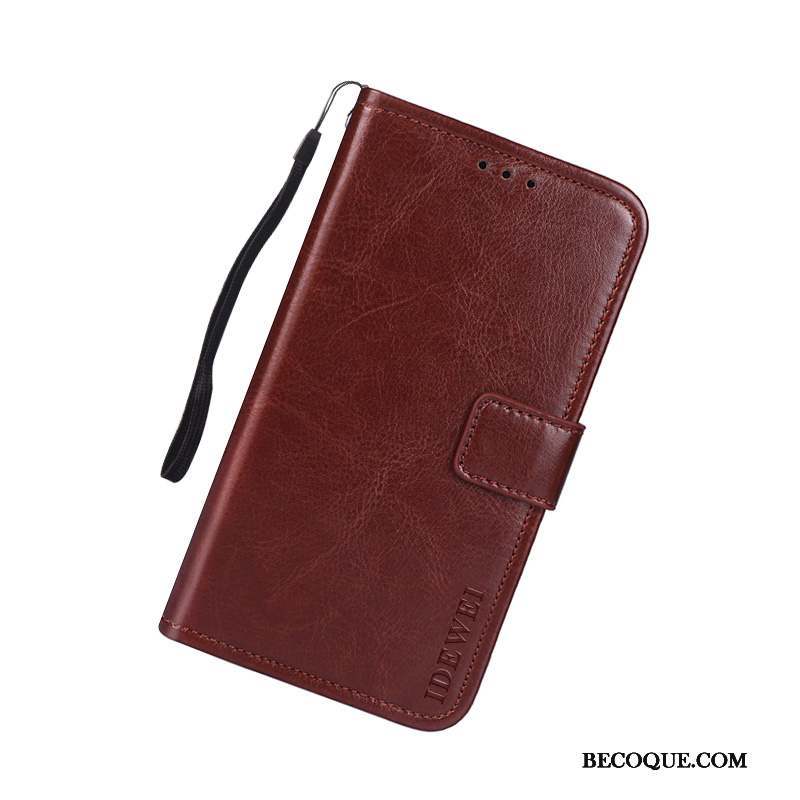 Nokia 2.3 Carte Étui En Cuir Coque De Téléphone Rouge Portefeuille Téléphone Portable