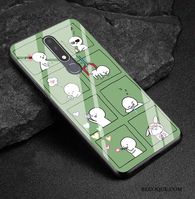 Nokia 3.1 Plus Coque Simple Fluide Doux Créatif Personnalité Silicone Tendance
