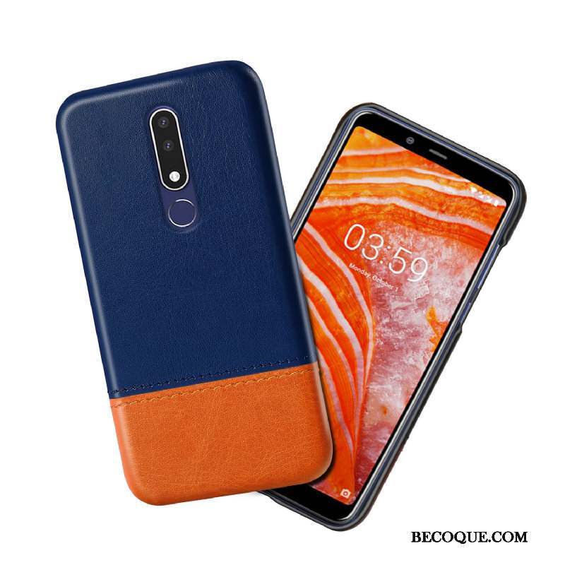 Nokia 3.1 Plus Cuir Coque De Téléphone Nouveau Qualité Protection Clair