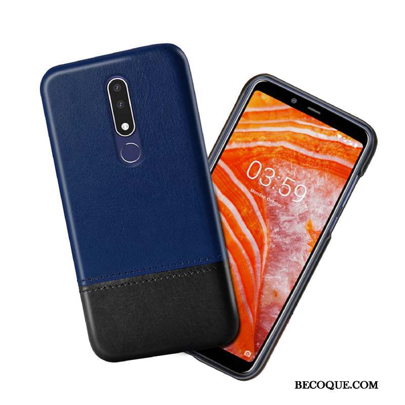 Nokia 3.1 Plus Cuir Coque De Téléphone Nouveau Qualité Protection Clair