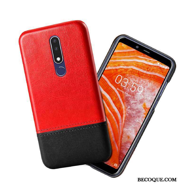 Nokia 3.1 Plus Cuir Coque De Téléphone Nouveau Qualité Protection Clair