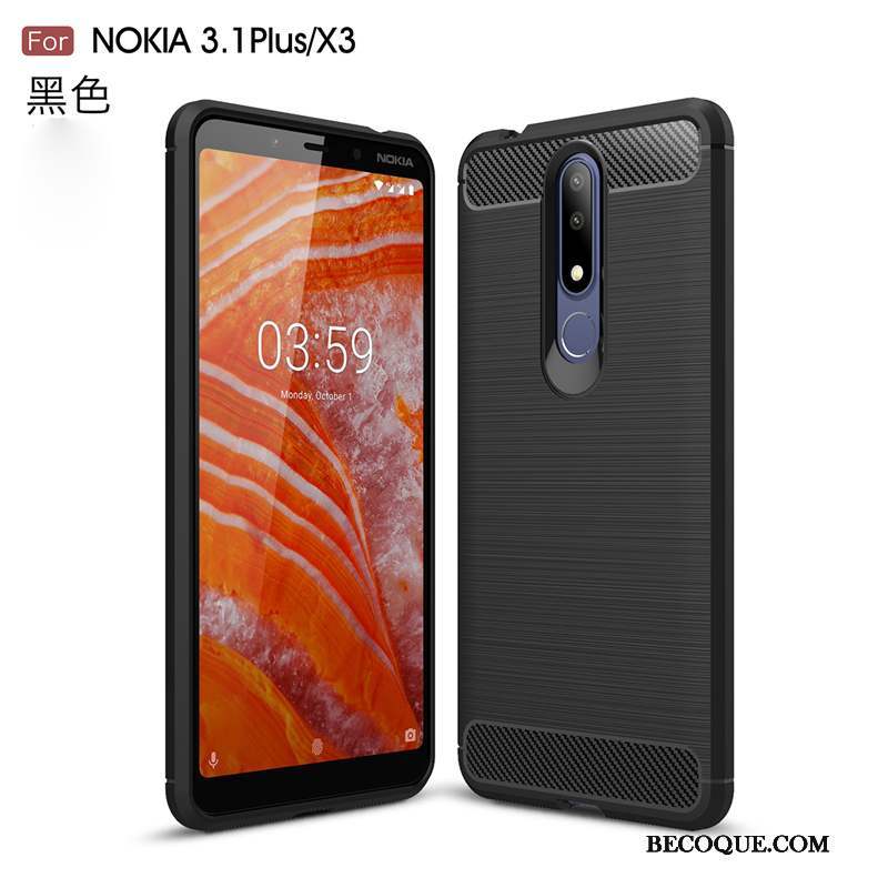 Nokia 3.1 Plus Modèle Fleurie Coque De Téléphone Tendance Étui Silicone Tout Compris