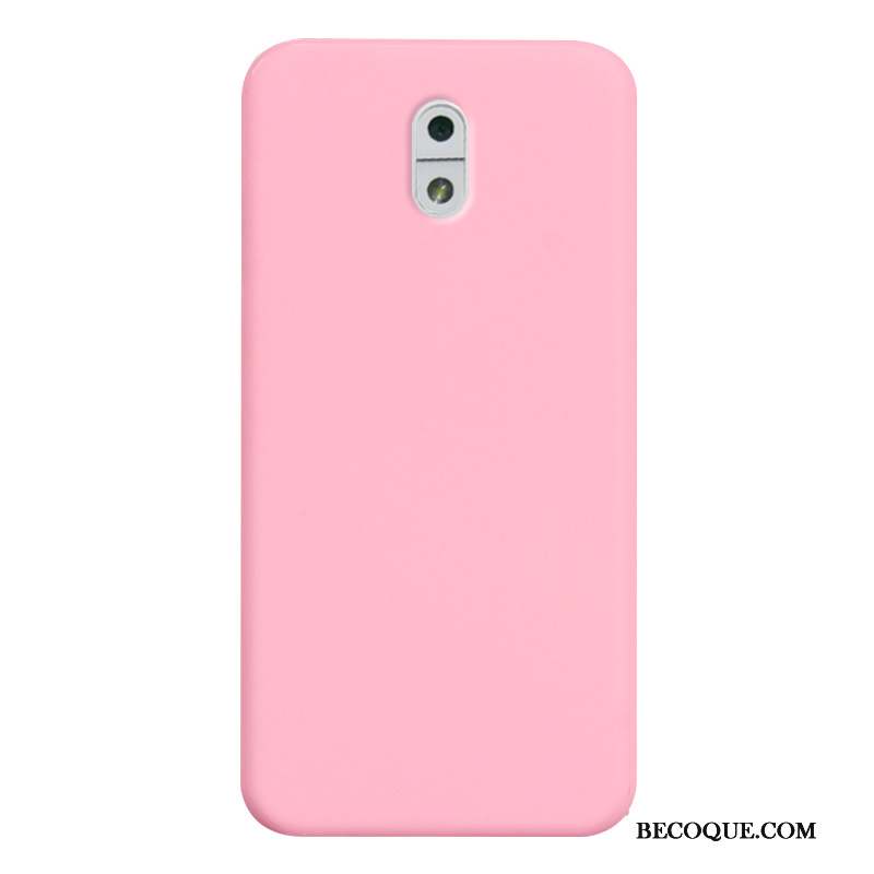 Nokia 3 Coque Délavé En Daim Business Couleur Unie Difficile Mince Rouge